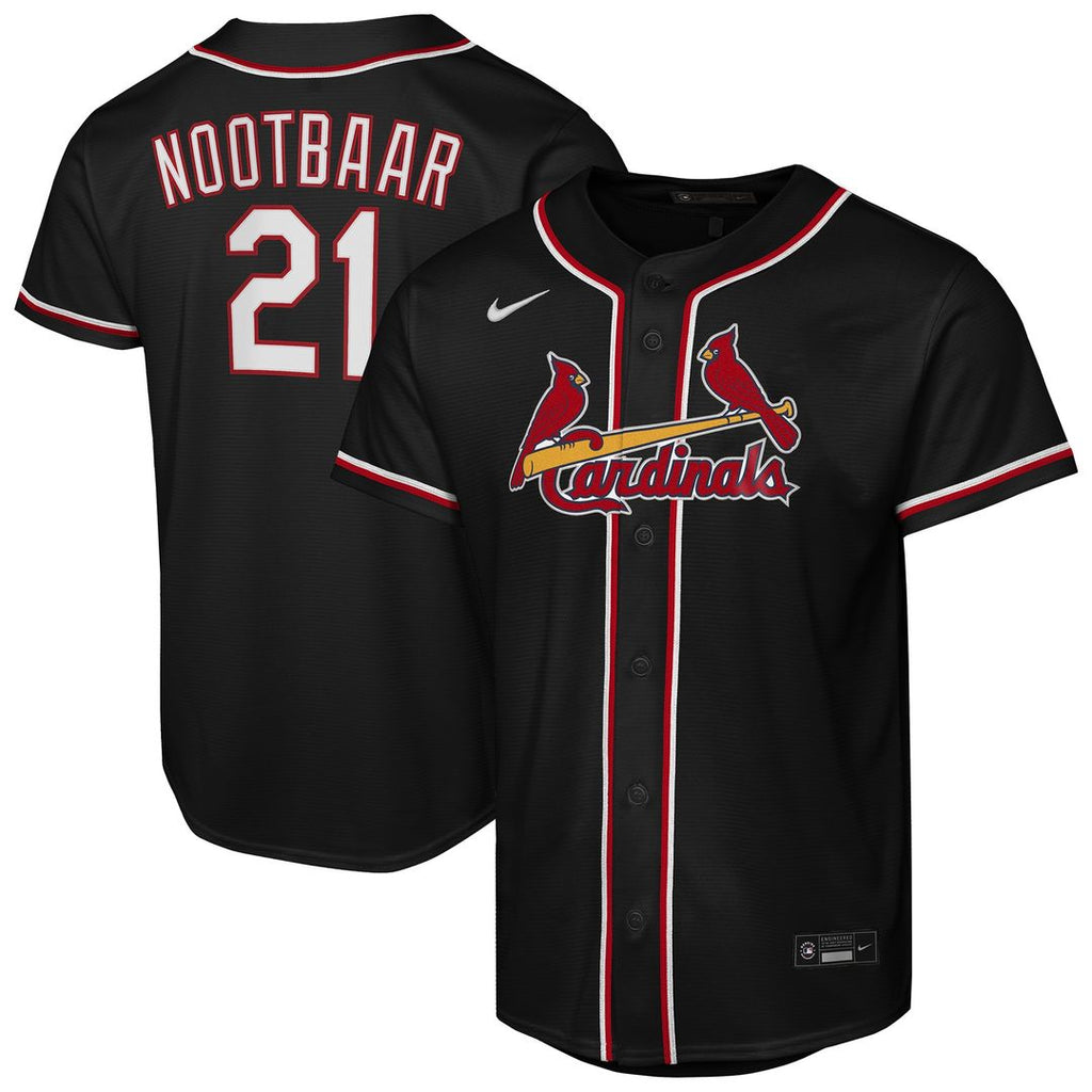 Lars Nootbaar St. Louis Cardinals Nike Youth Fashion Replica Player Jersey - Black