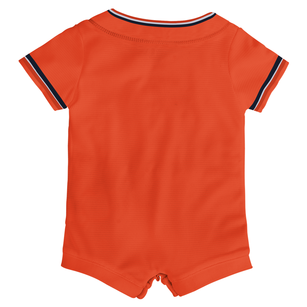 Detroit Tigers Nike Newborn Alternate Replica Romper Jersey - Orange
