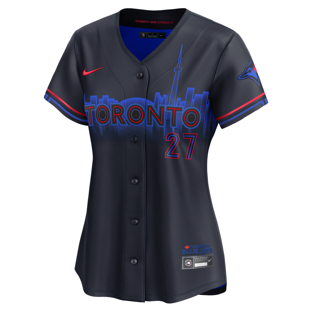 Vladimir Guerrero Jr. Toronto Blue Jays Nike Women's 2024 City Connect Limited Player Jersey - Navy
