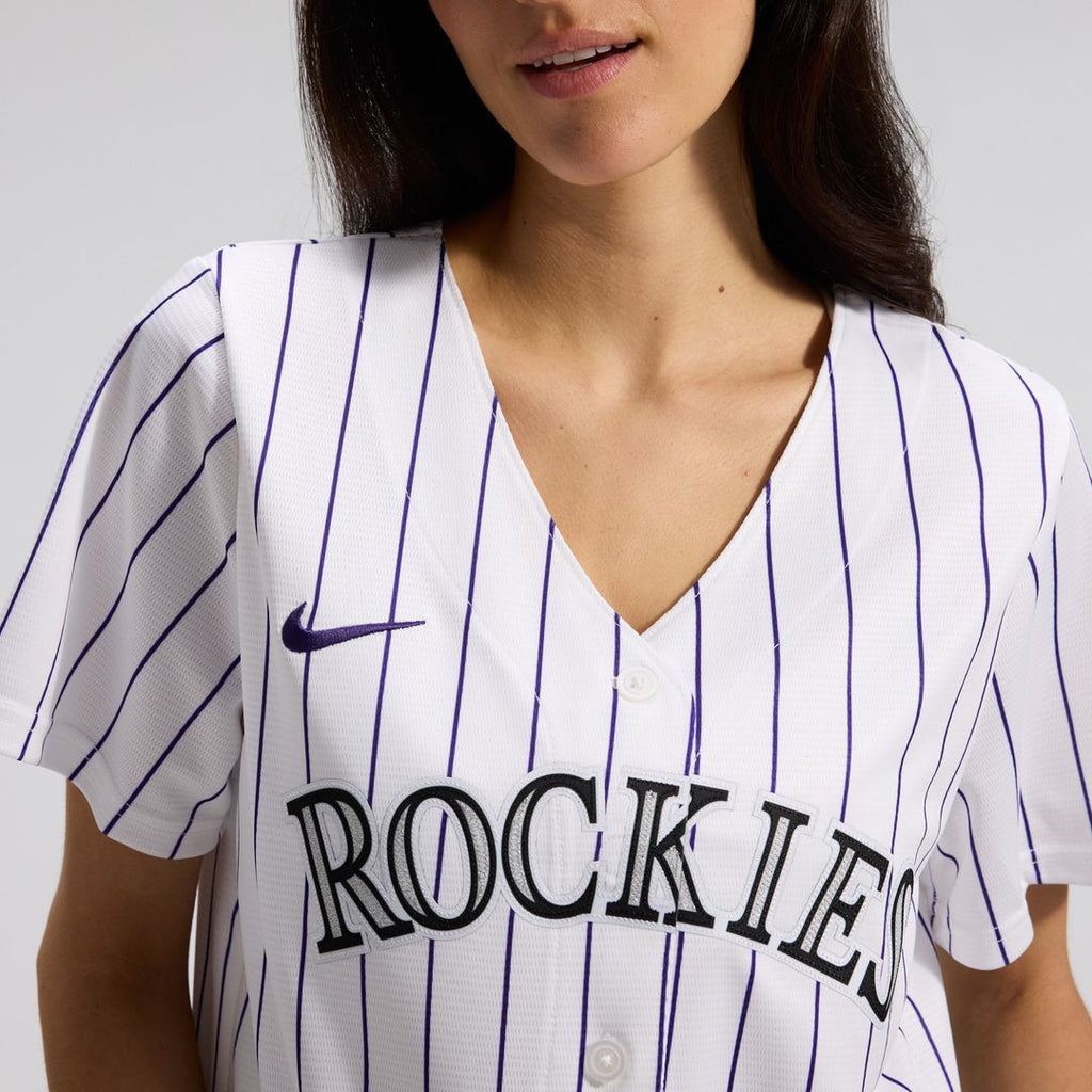 Colorado Rockies Nike Women's Home Replica Team Jersey - White