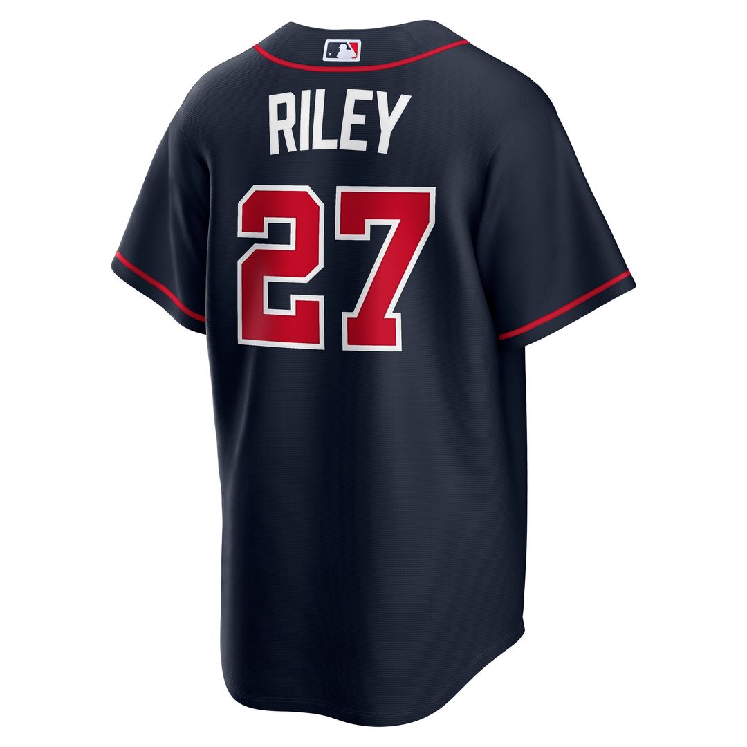 Austin Riley Atlanta Braves Nike Alternate Replica Jersey - Navy