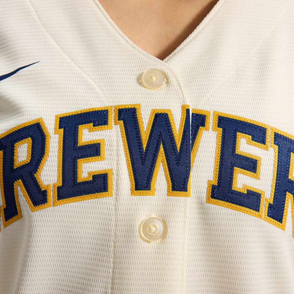 Sal Frelick Milwaukee Brewers Nike Women's Home Replica Jersey - Cream