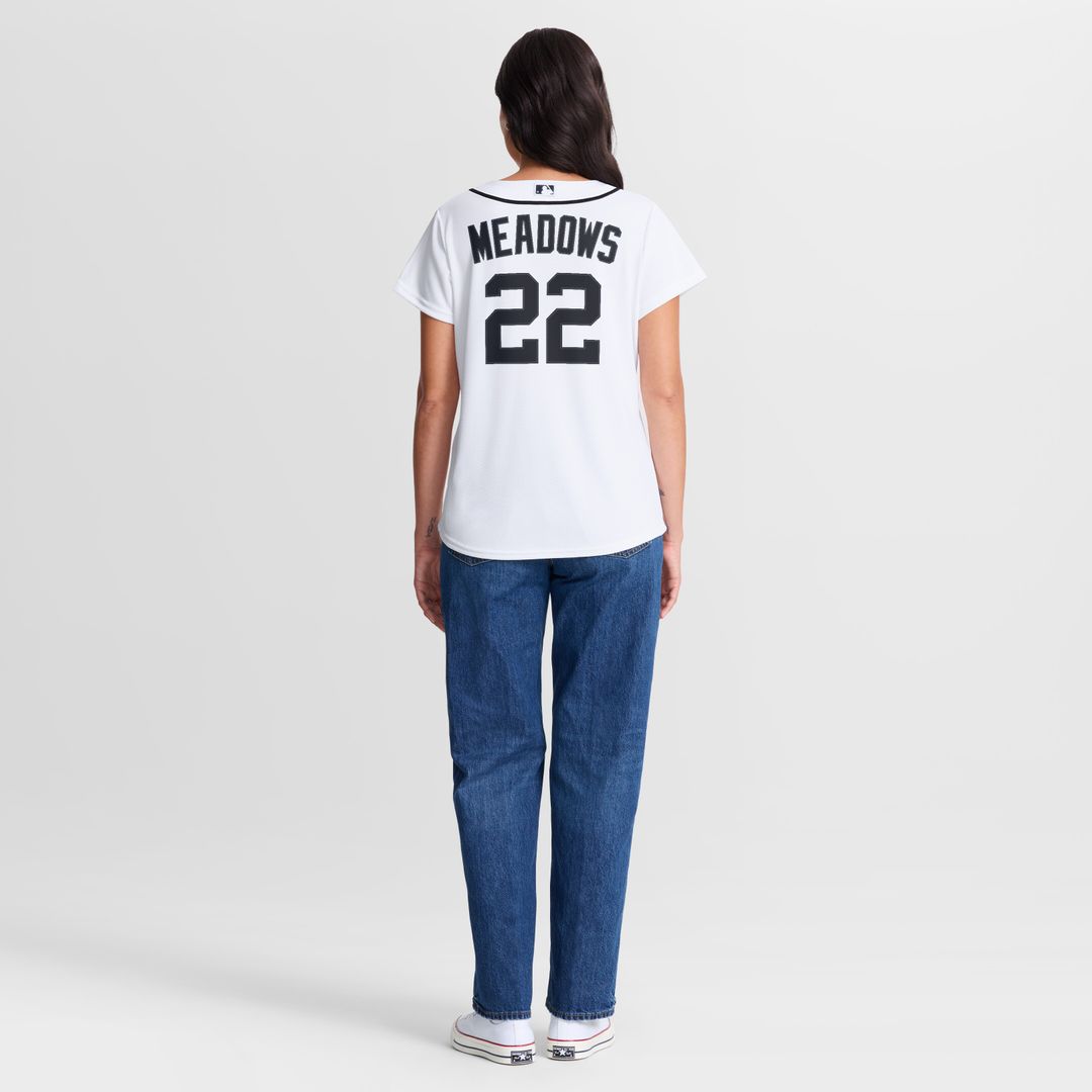Parker Meadows Detroit Tigers Nike Women's Home Replica Jersey - White