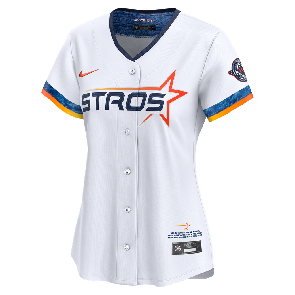 Houston Astros Nike Women's 2025 City Connect Limited Jersey - White