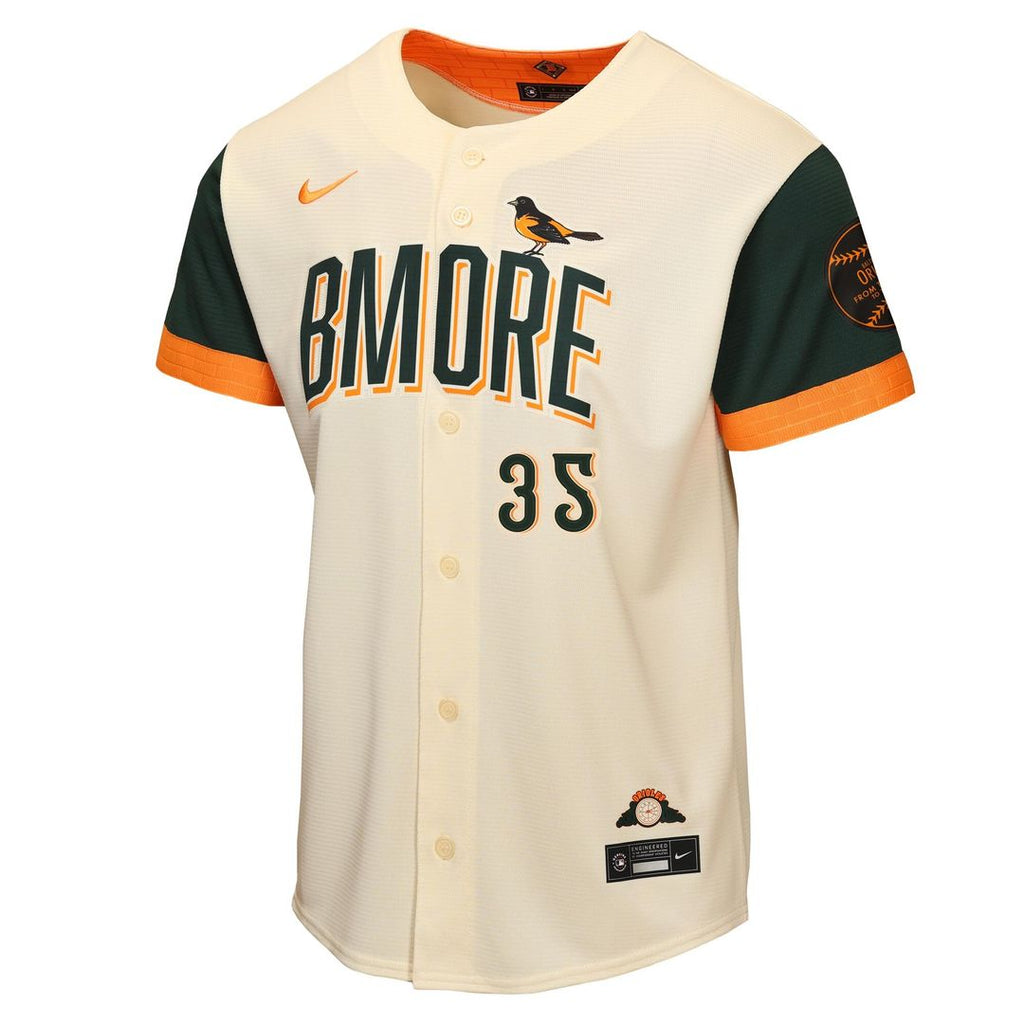 Adley Rutschman Baltimore Orioles Nike Youth 2026 City Connect Stadium Jersey - Cream