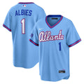Ozzie Albies Atlanta Braves Nike 2026 City Connect Stadium Jersey - Powder Blue