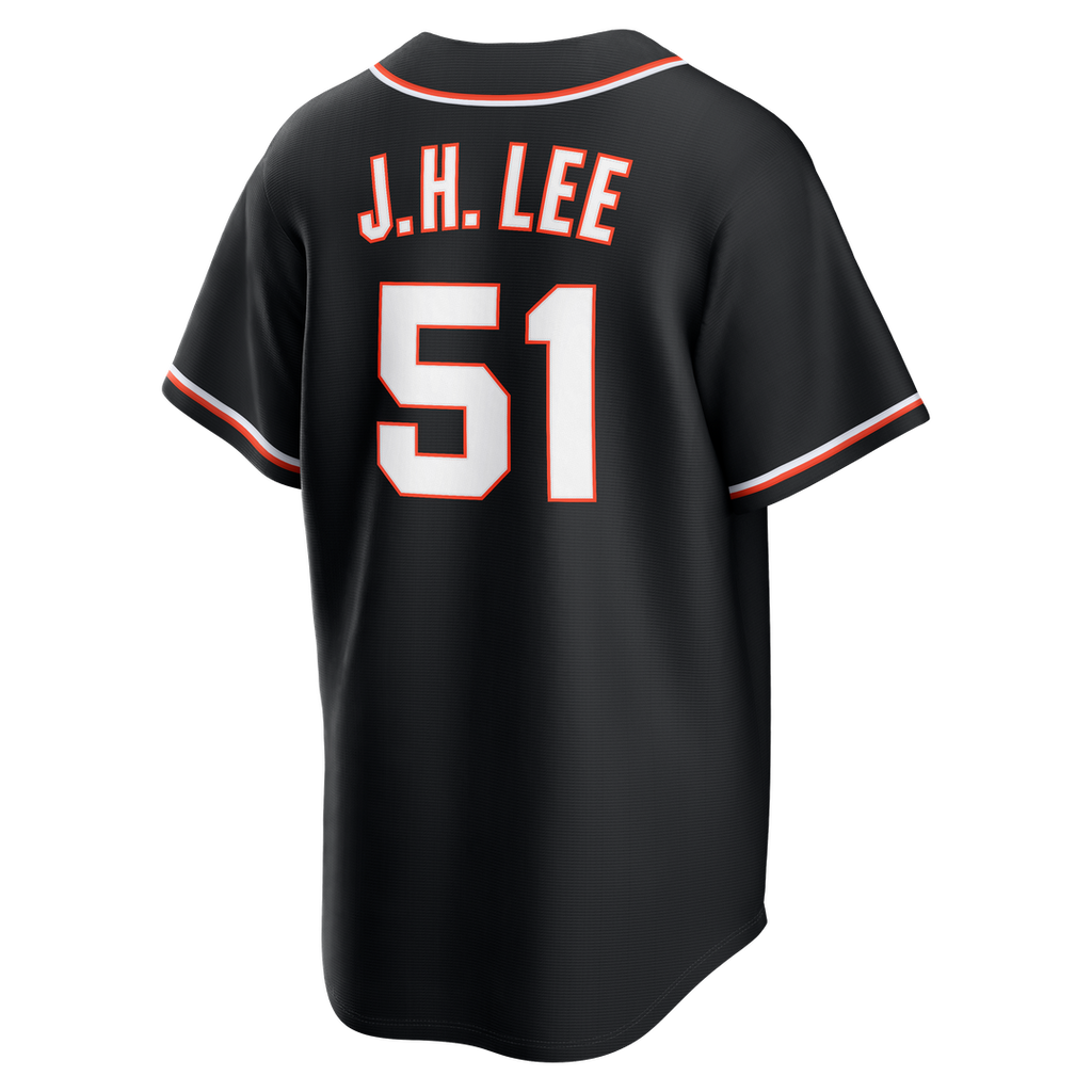 Jung Hoo Lee San Francisco Giants Nike Fashion Replica Black Out Jersey