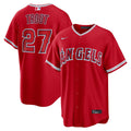 Mike Trout Los Angeles Angels Nike Alternate Replica Jersey - Red