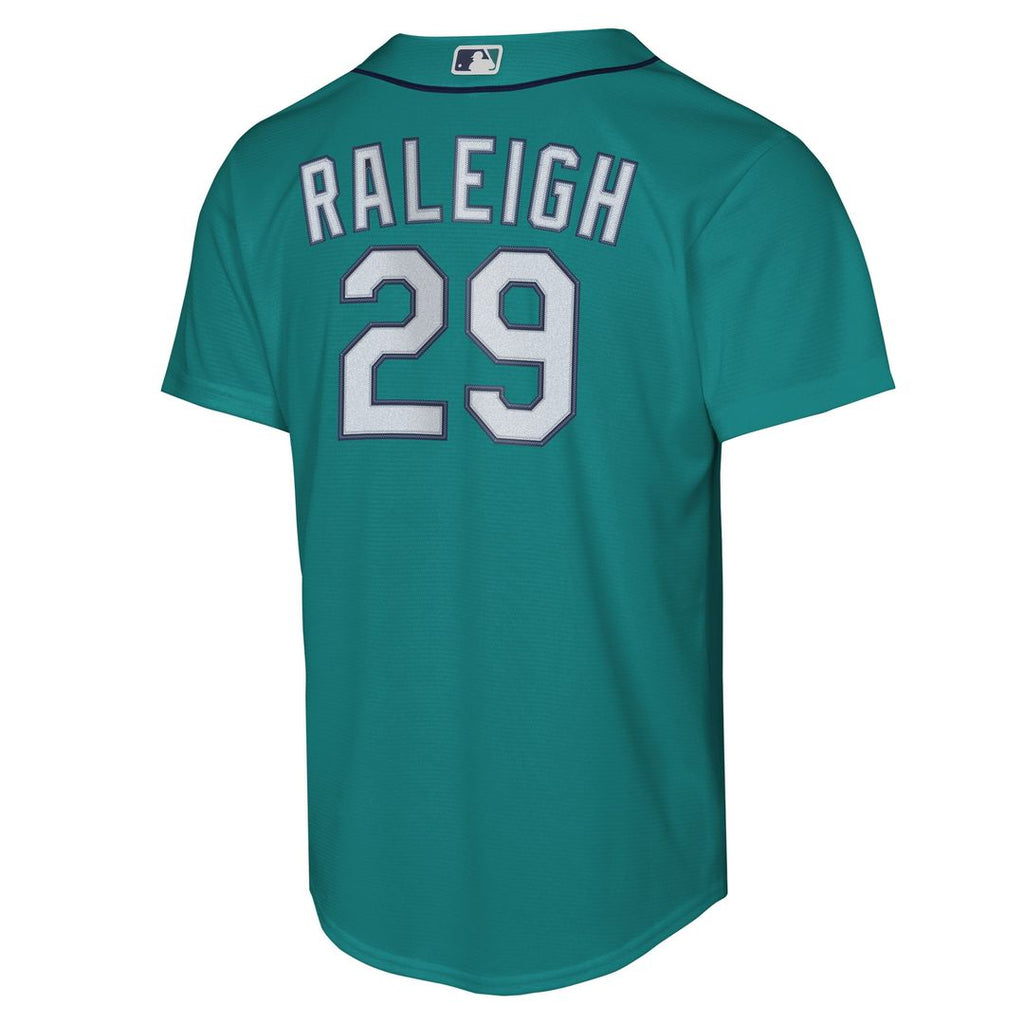 Cal Raleigh Seattle Mariners Nike Youth Alternate Replica Jersey - Teal