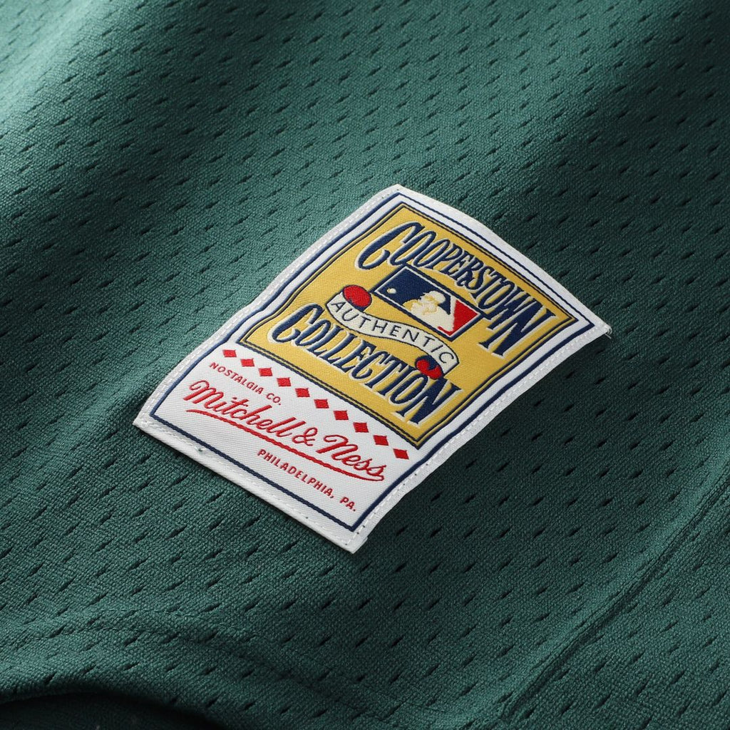 Rickey Henderson Athletics Mitchell & Ness Authentic Batting Practice Jersey - Green