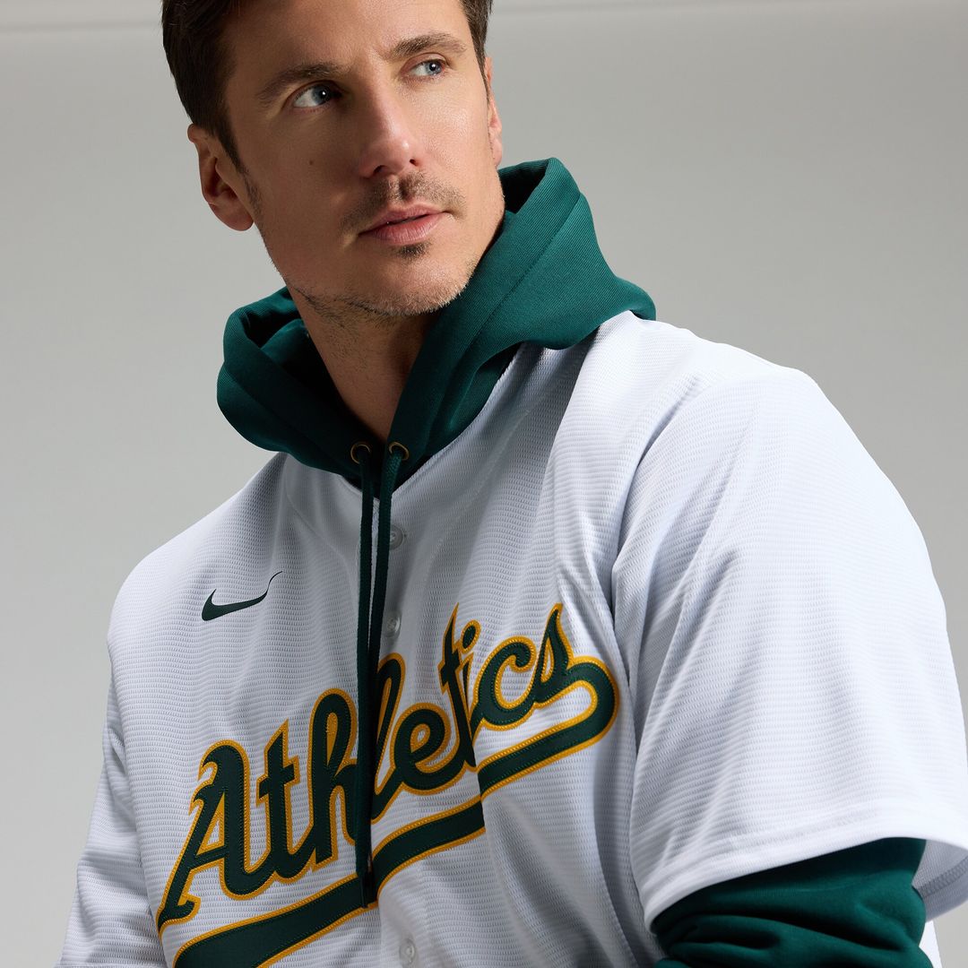 Nick Kurtz Athletics Nike Home Replica Jersey - White