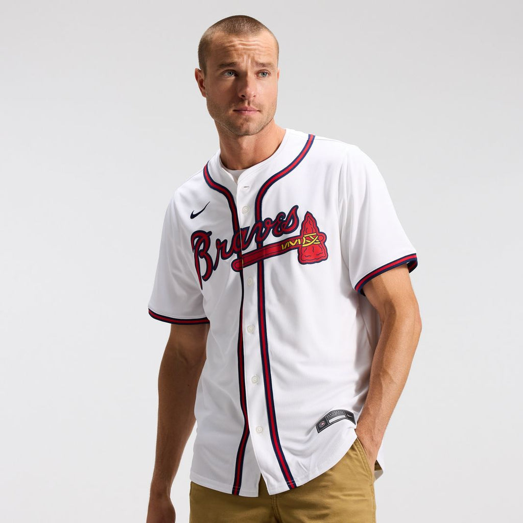 Atlanta Braves Nike Home Limited Jersey - White