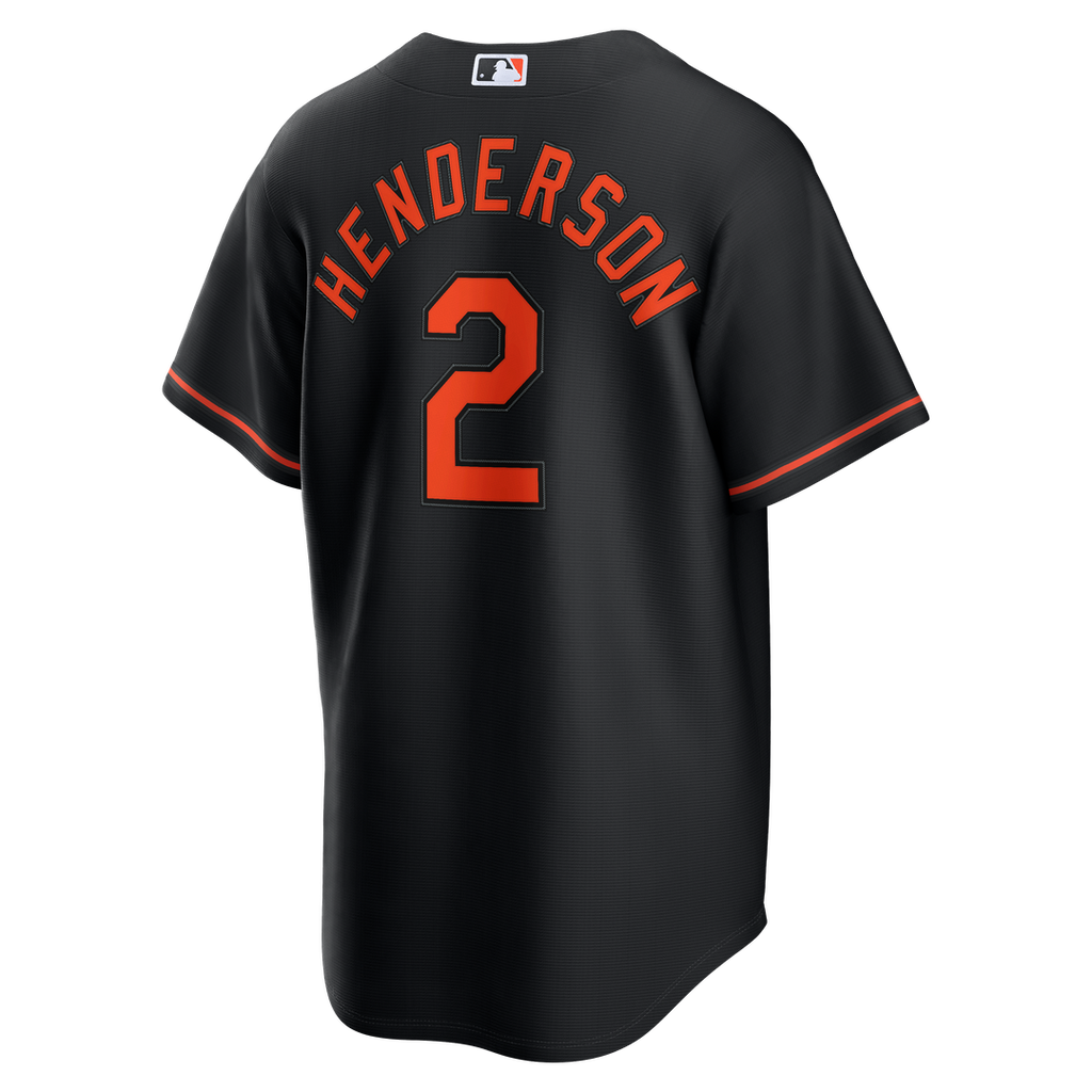 Gunnar Henderson Baltimore Orioles Nike Alternate Replica Jersey - Black