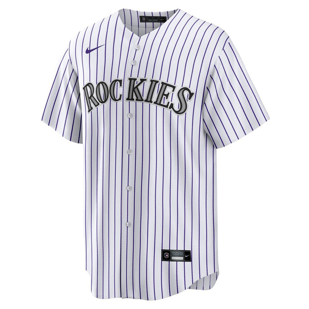 Jordan Beck Colorado Rockies Nike Home Replica Jersey - White