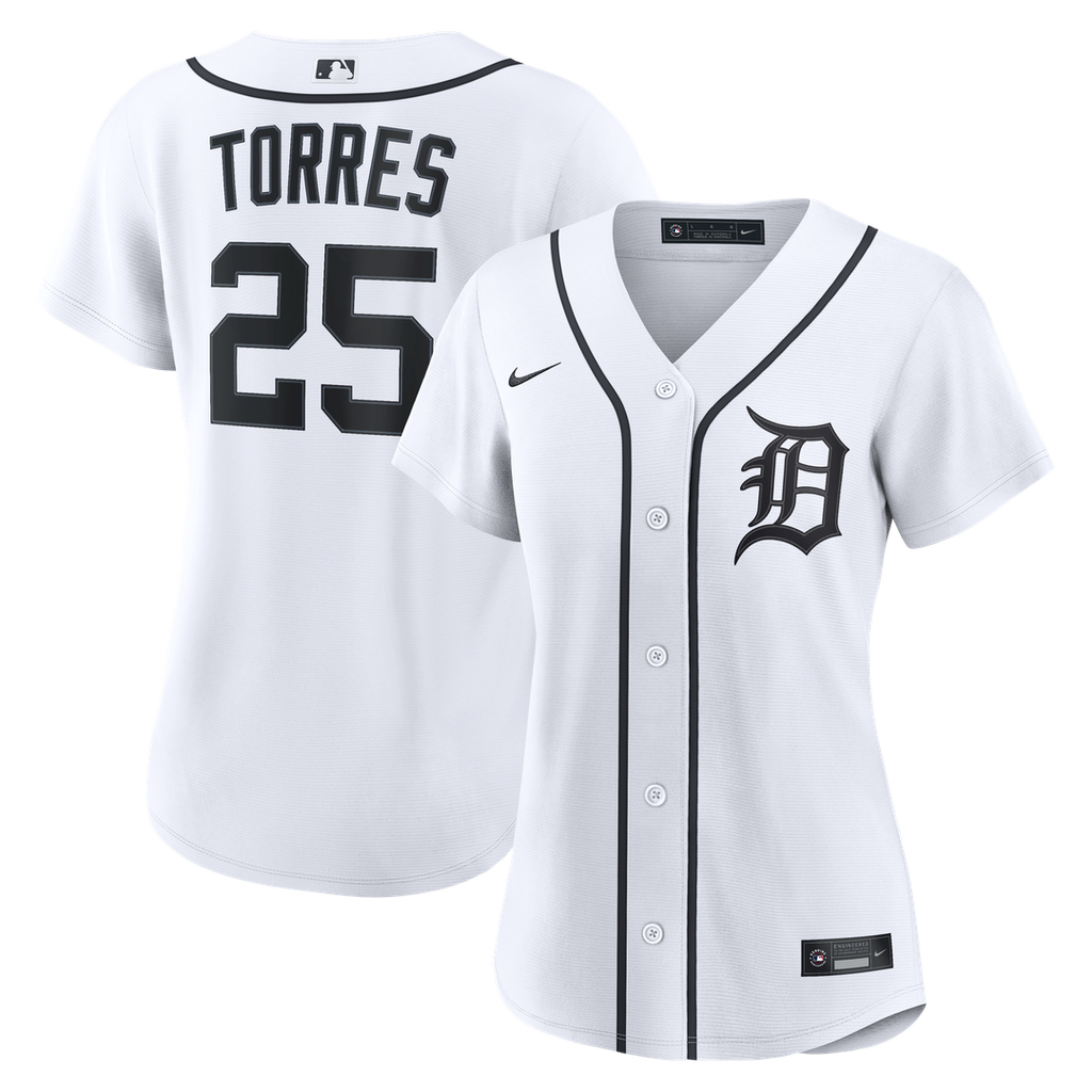 Gleyber Torres Detroit Tigers Nike Women's Home Replica Jersey - White