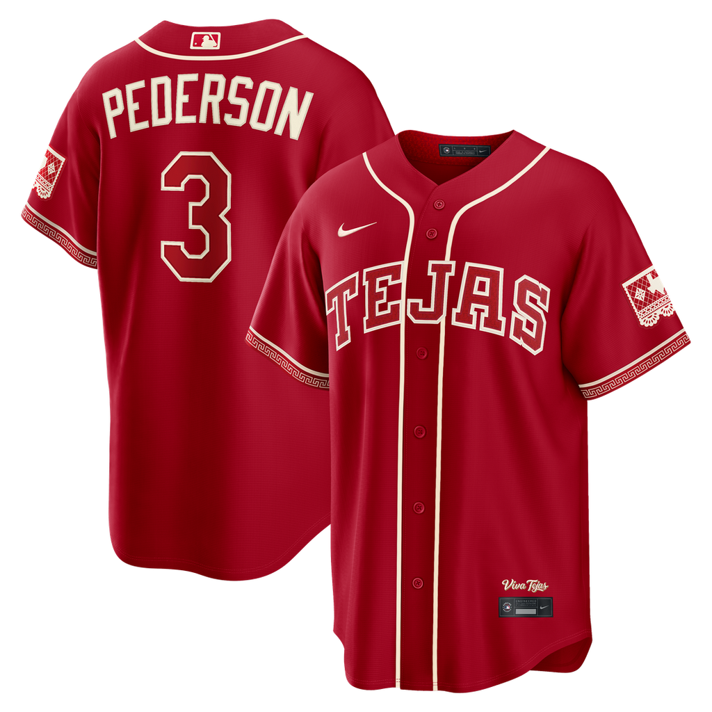 Joc Pederson Texas Rangers Nike 2026 City Connect Stadium Jersey - Red