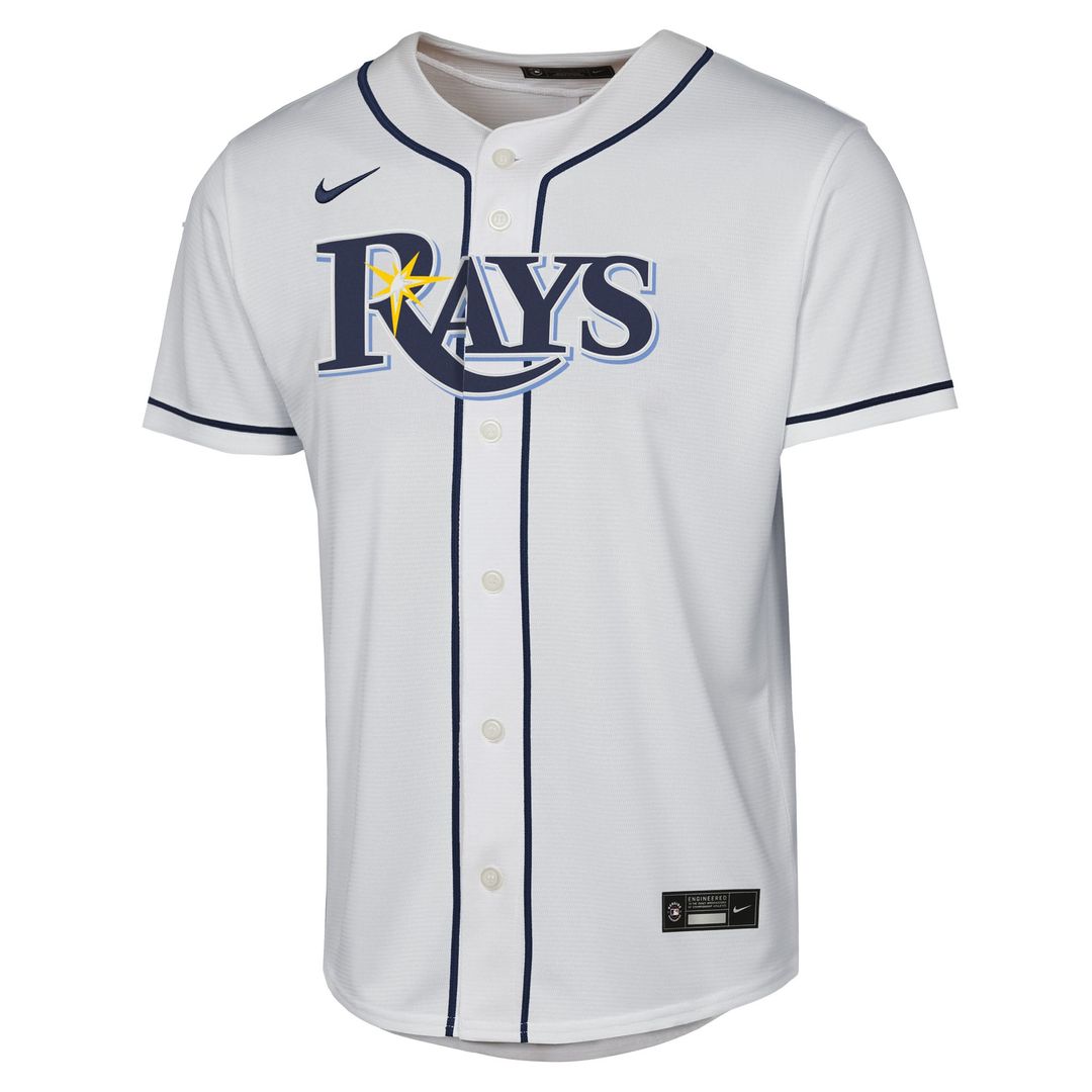 Junior Caminero Tampa Bay Rays Nike Youth Home Replica Player Jersey - White