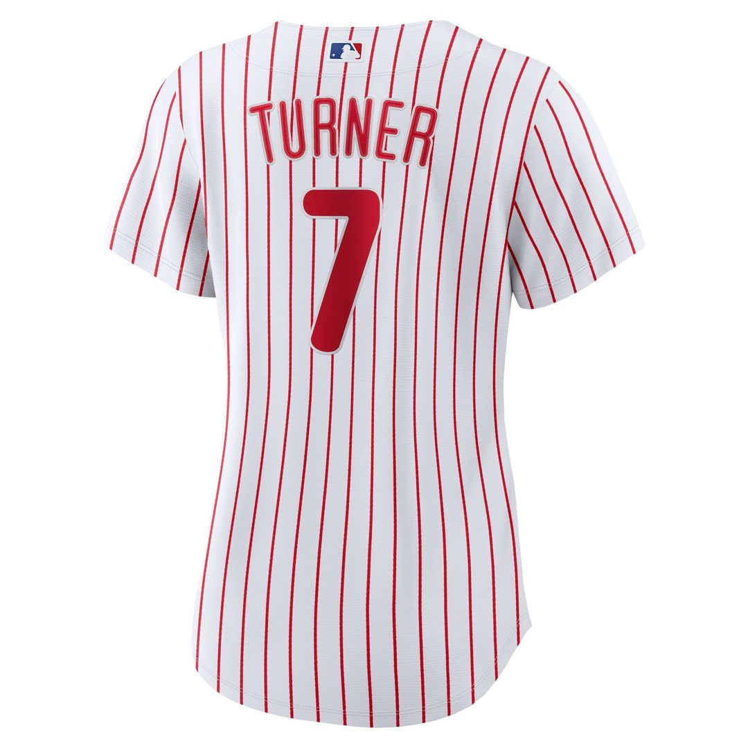 Trea Turner Philadelphia Phillies Nike Women's Home Replica Player Jersey - White