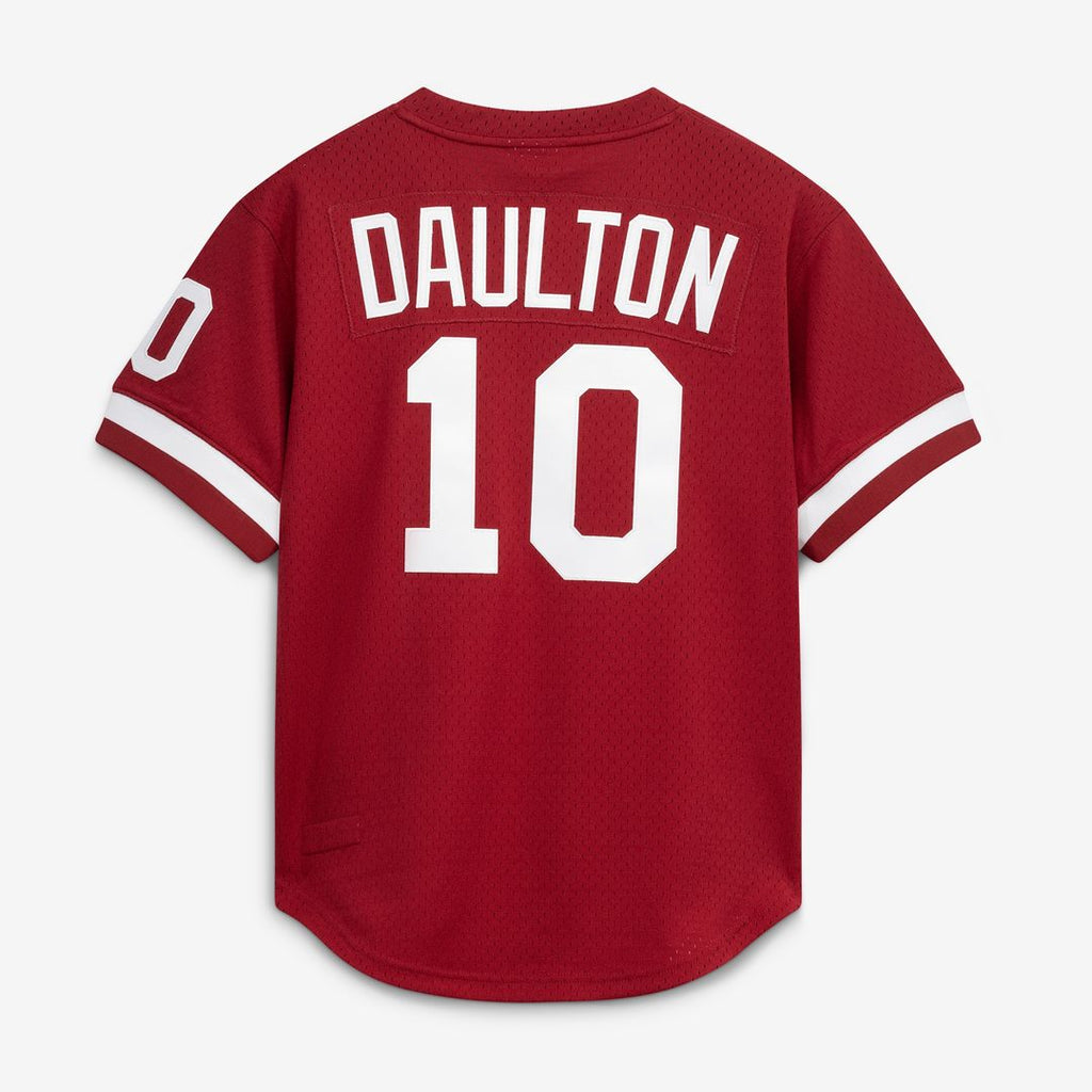 Darren Daulton Philadelphia Phillies Mitchell & Ness Authentic Batting Practice Jersey - Scarlet