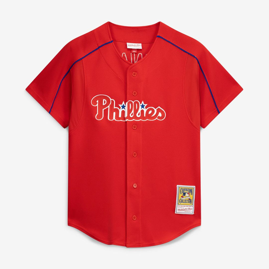 Ryan Howard Philadelphia Phillies Mitchell & Ness Cooperstown Collection Batting Practice Jersey – Red